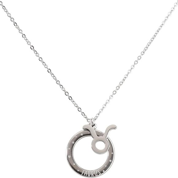 NWT   Quotes by Izzy and Oliver Stainless Steel Taurus Pendant Necklace - Picture 1 of 2